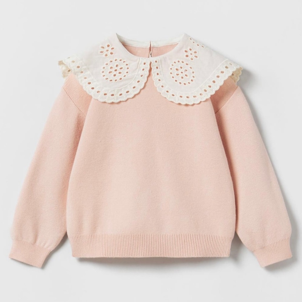 Zara Collar Knit Sweater